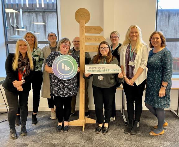 a group photo of our change champions